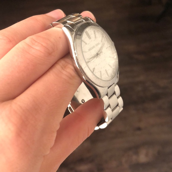 Michael Kors Women\'s Silver-Tone Slim Runway Watch main image 4